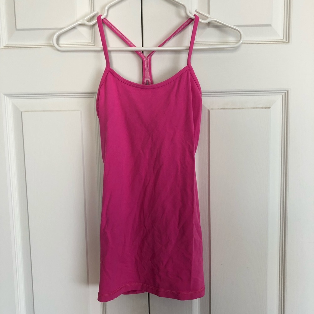 Lululemon pink tank top